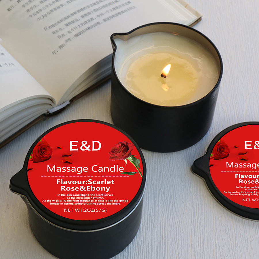 Luxury Skincare Oil - Bougie à l'huile de massage pour
