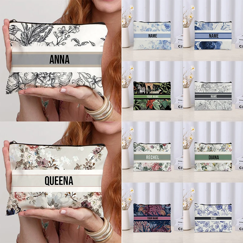 Luxury Skincare Brand - Sac de maquillage Vintage avec nom