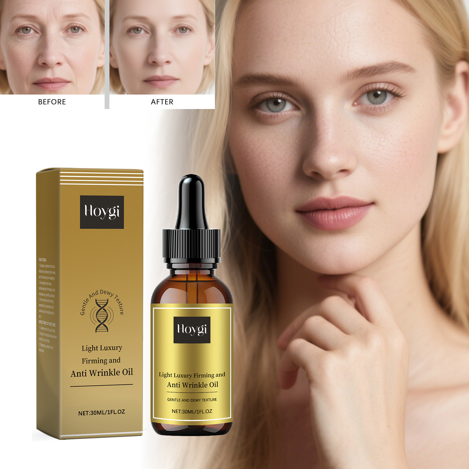 Luxury Skincare For Women - Huile de soin raffermissante pour le