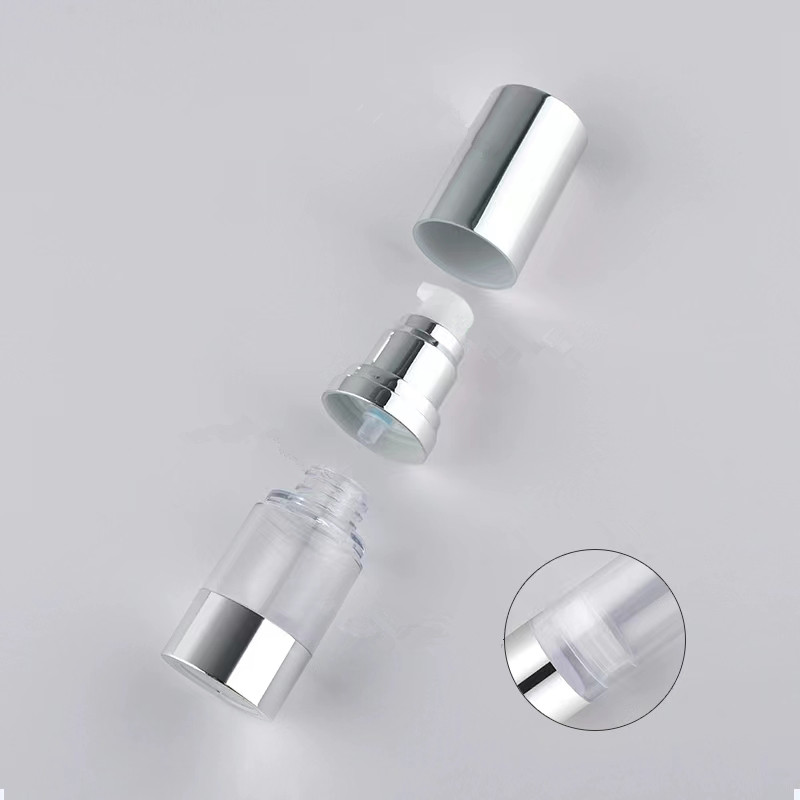 Bouteille à vide en argent bri - Luxury Skincare Samples avis et prix