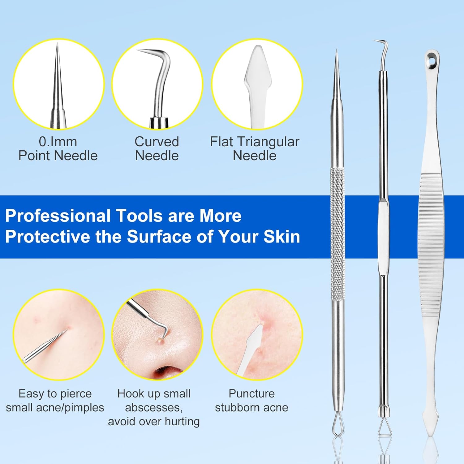 Kit professionnel de 10 outils - Luxury Skincare Acne avis et prix